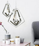 CLA ORBITA: Bohemian Large Polished Nickel Hardware Pendant Light