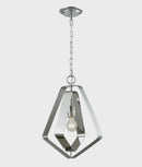 CLA ORBITA: Bohemian Small Polished Nickel Hardware Pendant Light