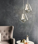 CLA ORBITA: Bohemian Small Polished Nickel Hardware Pendant Light