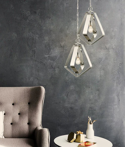 CLA ORBITA: Bohemian Small Polished Nickel Hardware Pendant Light