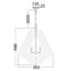 CLA ORBITA: Bohemian Large Polished Nickel Hardware Pendant Light