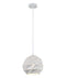 CLA ORIGAMI: Interior Large Dome Carved Iron Origami Style Pendant Lights