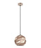 CLA ORIGAMI: Interior Small Dome Carved Iron Origami Style Pendant Lights