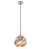 CLA ORIGAMI: Interior Large Dome Carved Iron Origami Style Pendant Lights