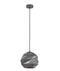CLA ORIGAMI: Interior Small Dome Carved Iron Origami Style Pendant Lights