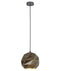 CLA ORIGAMI: Interior Large Dome Carved Iron Origami Style Pendant Lights