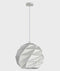 CLA ORIGAMI: Interior Large Dome Carved Iron Origami Style Pendant Lights