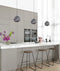 CLA ORIGAMI: Interior Large Dome Carved Iron Origami Style Pendant Lights