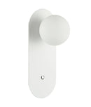 CLA OVALIS: Interior Round Opal Diffuser Oblong Base with Switch Wall Lights