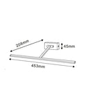 CLA PARIS: City Series LED Interior Satin Chrome Adjustable Picture Wall Light