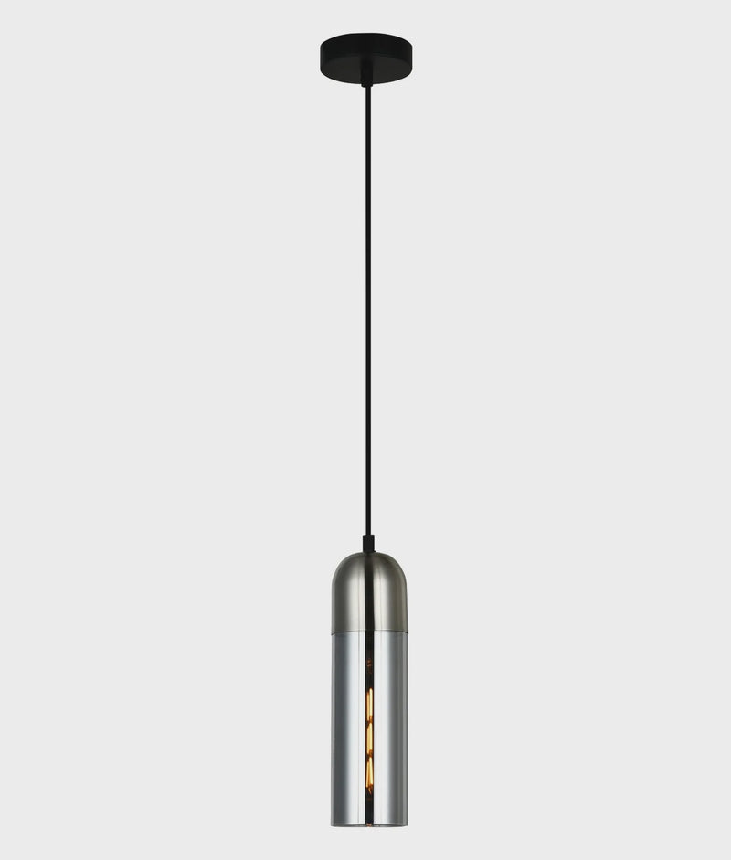 CLA PASTILLE: Interior Round Top Cylinder Glass Pendant Lights