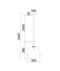 CLA PATERA: Interior Glass with Extended Bronze Highlight Pendant Lights