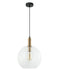 CLA PATERA: Interior Glass with Extended Bronze Highlight Pendant Lights