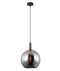 CLA PATERA: Interior Glass with Extended Bronze Highlight Pendant Lights