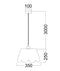 CLA PENSHADE: Interior Slanted with Flower Pattern Laser Cut Pendant Lights