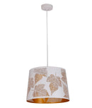 CLA PENSHADE: Interior Slanted with Maple Leaf Pattern Laser Cut Pendant Lights
