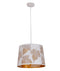 CLA PENSHADE: Interior Slanted with Maple Leaf Pattern Laser Cut Pendant Lights