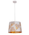 CLA PENSHADE: Interior Slanted with Maple Leaf Pattern Laser Cut Pendant Lights