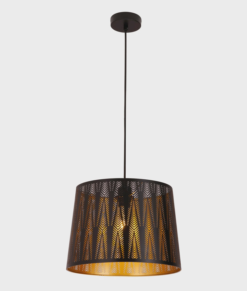 CLA PENSHADE: Interior Slanted with Vector Pattern Laser Cut Pendant Lights