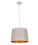 CLA PENSHADE: Interior Slanted with Vector Pattern Laser Cut Pendant Lights