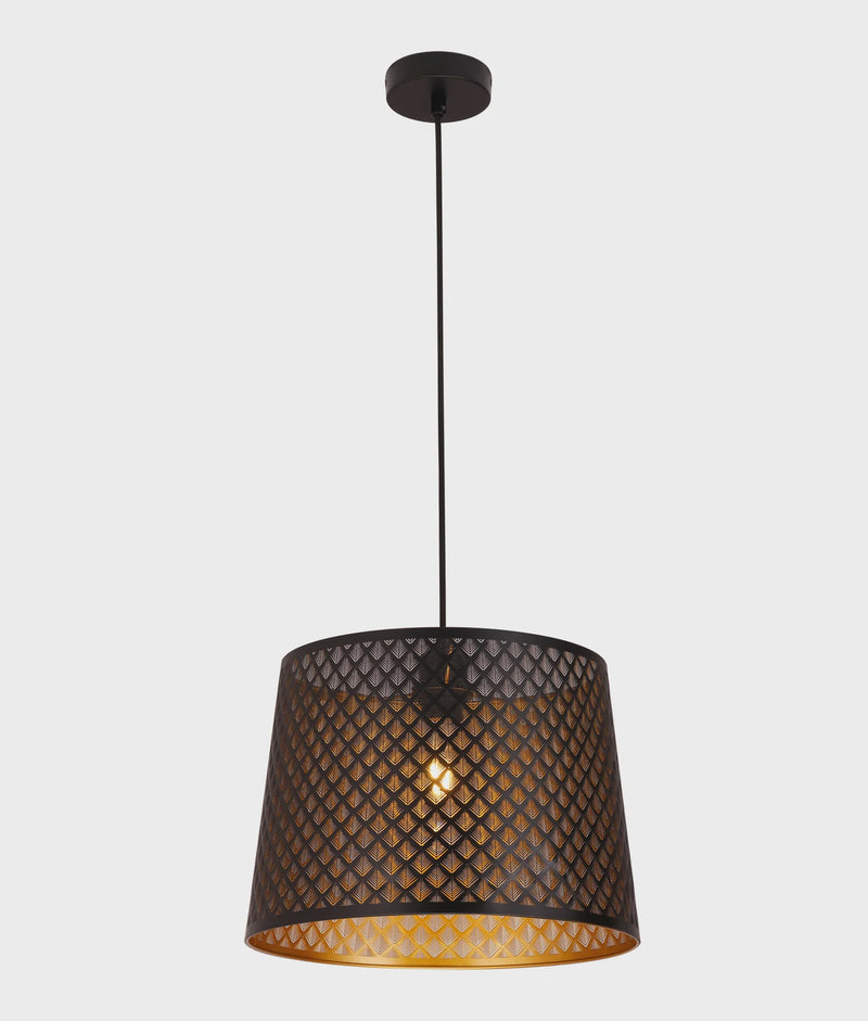 CLA PENSHADE: Interior Slanted with Geometry Pattern Laser Cut Pendant Lights