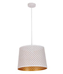 CLA PENSHADE: Interior Slanted with Geometry Pattern Laser Cut Pendant Lights