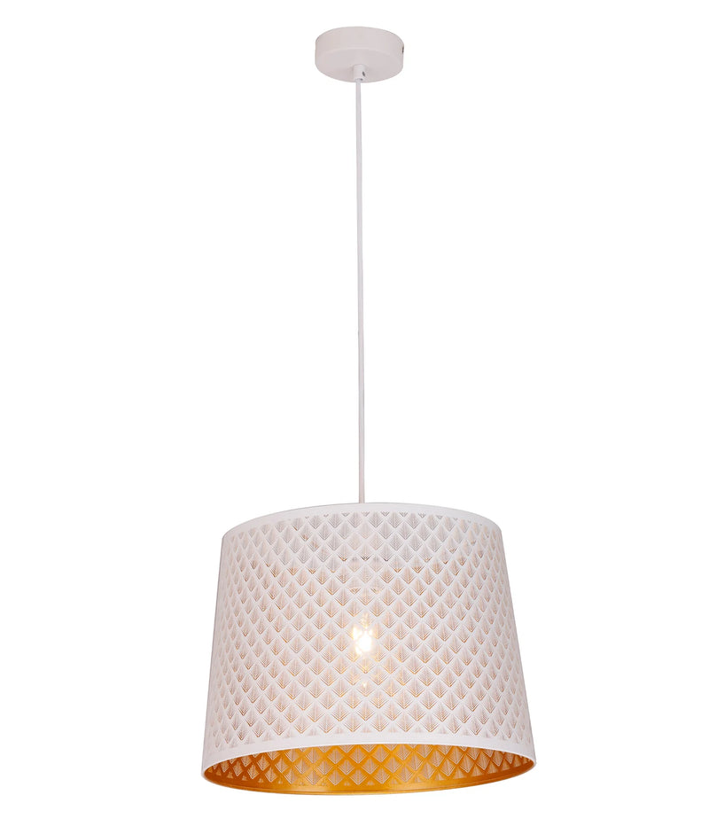 CLA PENSHADE: Interior Slanted with Geometry Pattern Laser Cut Pendant Lights