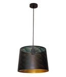 CLA PENSHADE: Interior Slanted with Honeycomb Pattern Laser Cut Pendant Lights