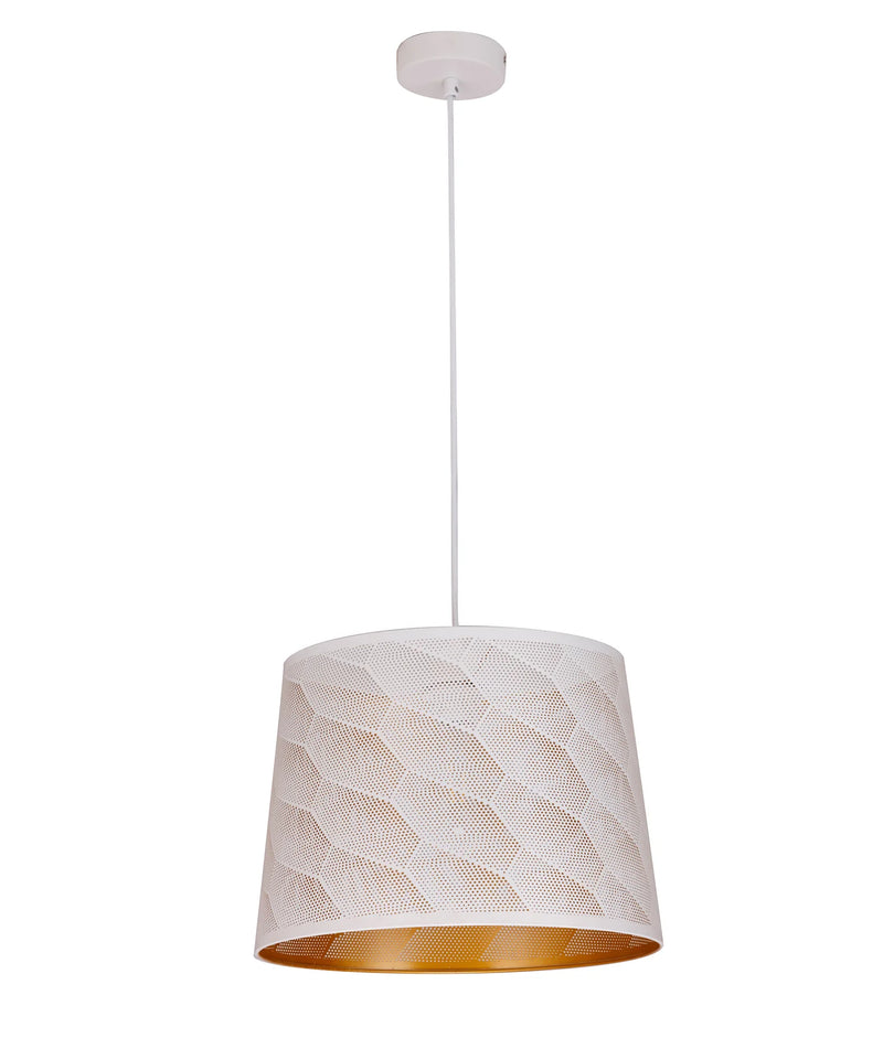 CLA PENSHADE: Interior Slanted with Honeycomb Pattern Laser Cut Pendant Lights