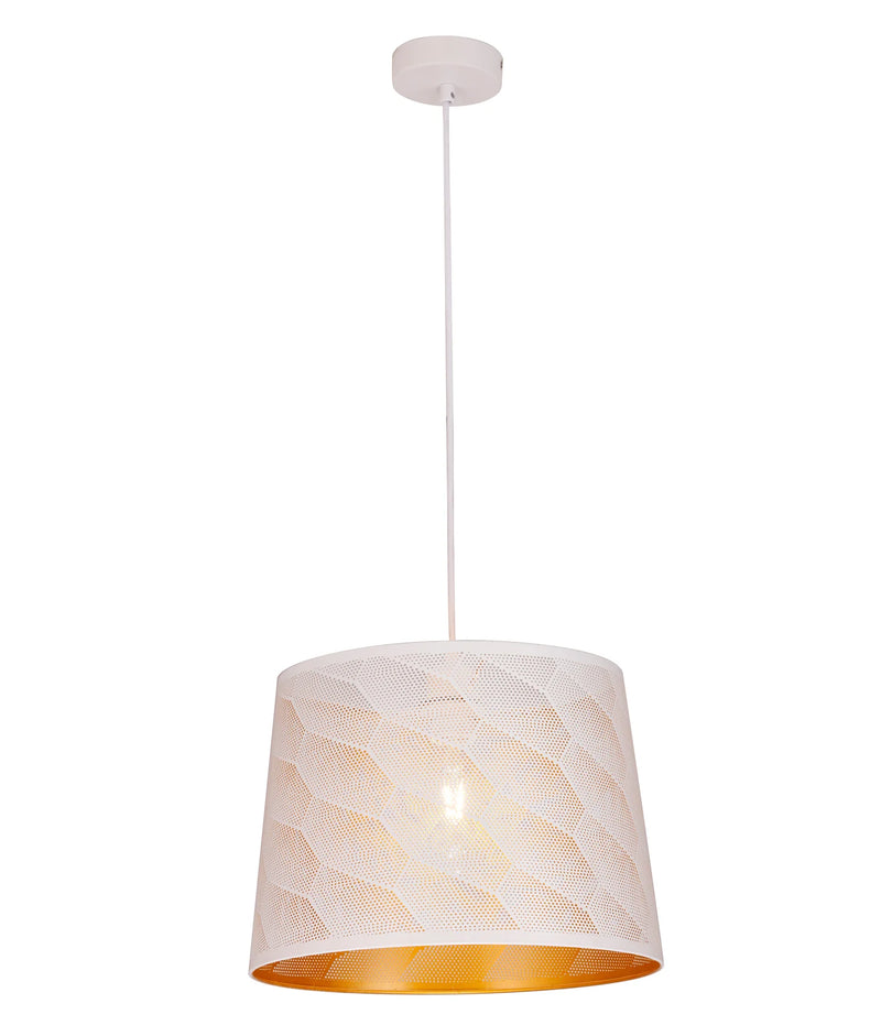 CLA PENSHADE: Interior Slanted with Honeycomb Pattern Laser Cut Pendant Lights