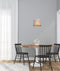 CLA PENSHADE: Interior Slanted with Flower Pattern Laser Cut Pendant Lights