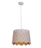 CLA PENSHADE: Interior Slanted with Flower Pattern Laser Cut Pendant Lights