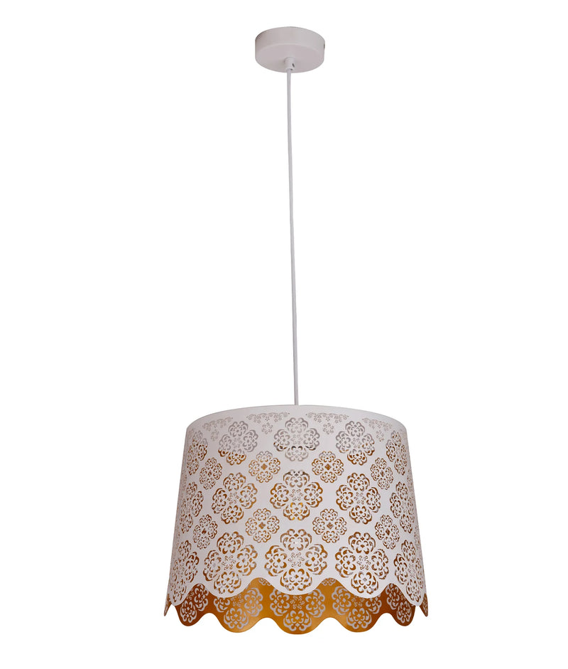 CLA PENSHADE: Interior Slanted with Flower Pattern Laser Cut Pendant Lights