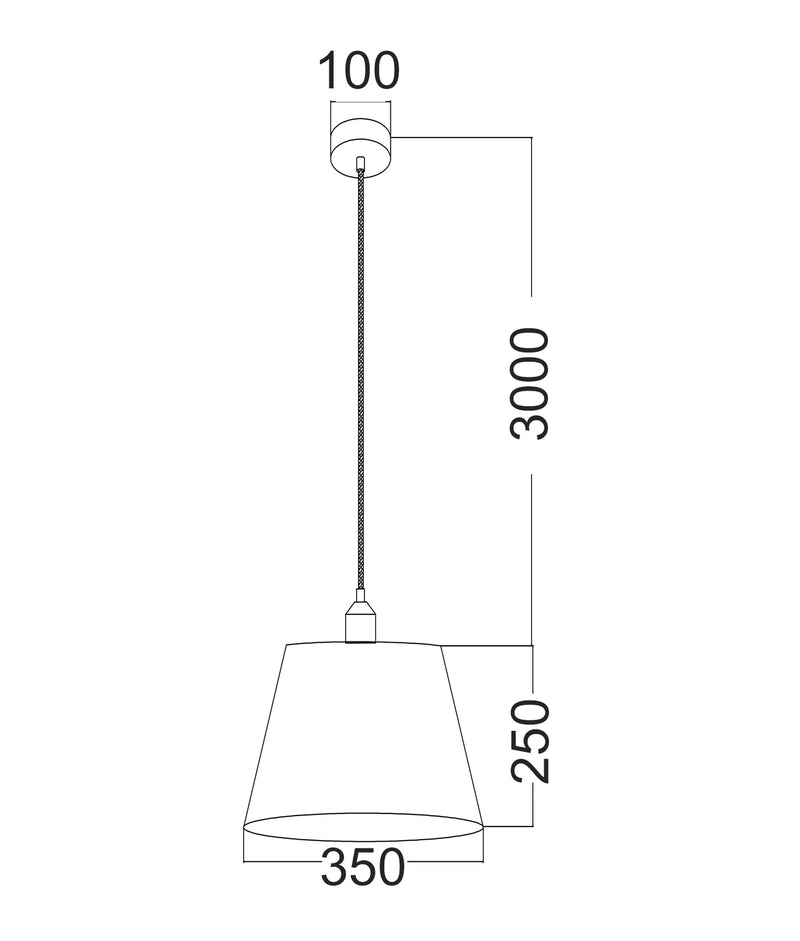 CLA PENSHADE: Interior Slanted with Fleur Pattern Laser Cut Pendant Lights