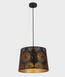 CLA PENSHADE: Interior Slanted with Starburst Pattern Laser Cut Pendant Lights