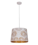 CLA PENSHADE: Interior Slanted with Starburst Pattern Laser Cut Pendant Lights