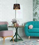 CLA PENSHADE: Interior Slanted with Maple Leaf Pattern Laser Cut Pendant Lights