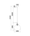CLA PESINI: Interior Wine Glass with Antique Brass/ Chrome Highlight Pendant Lights