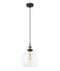 CLA PESINI: Interior Wine Glass with Antique Brass/ Chrome Highlight Pendant Lights
