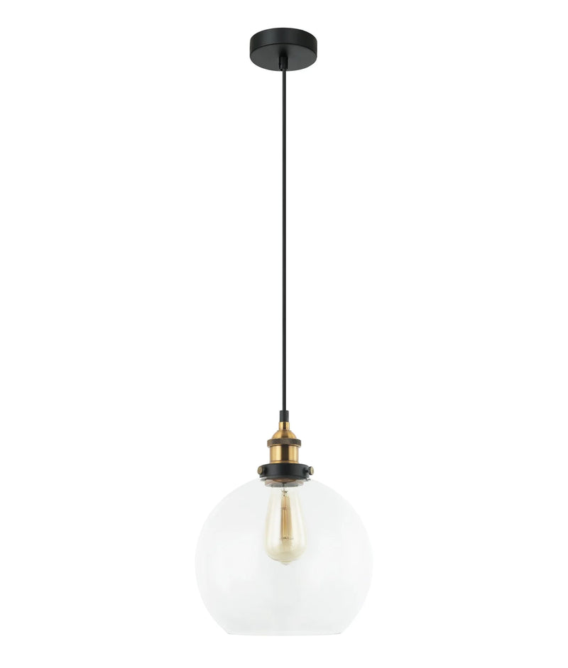 CLA PESINI: Interior Wine Glass with Antique Brass/ Chrome Highlight Pendant Lights