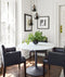 CLA PESINI: Interior Wine Glass with Antique Brass/ Chrome Highlight Pendant Lights