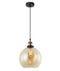 CLA PESINI: Interior Wine Glass with Antique Brass/ Chrome Highlight Pendant Lights