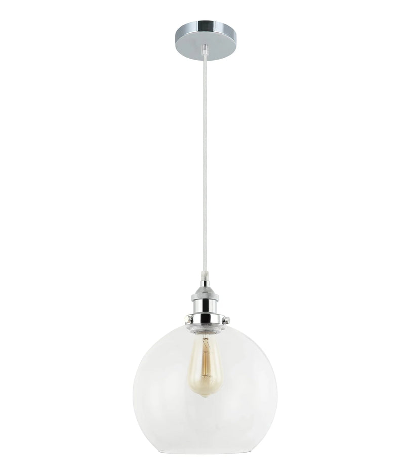 CLA PESINI: Interior Wine Glass with Antique Brass/ Chrome Highlight Pendant Lights