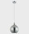 CLA PESINI: Interior Wine Glass with Antique Brass/ Chrome Highlight Pendant Lights