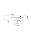 CLA PHOENIX: City Series LED Interior Curved Up Light Wall Light