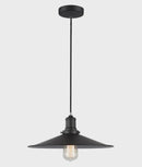 CLA PIATTO: Industrial Black Coolie Pendant Lights