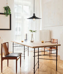 CLA PIATTO: Industrial Black Coolie Pendant Lights