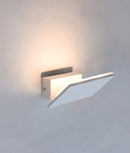 CLA RIO: City Series LED Interior Matte White Rectangular Up Light 90° Adjustable Wall Light