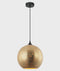 CLA ROCHE: Interior Wine Glass Shape Matte Gold / Chrome Glass Pendant Lights
