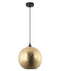 CLA ROCHE: Interior Wine Glass Shape Matte Gold / Chrome Glass Pendant Lights